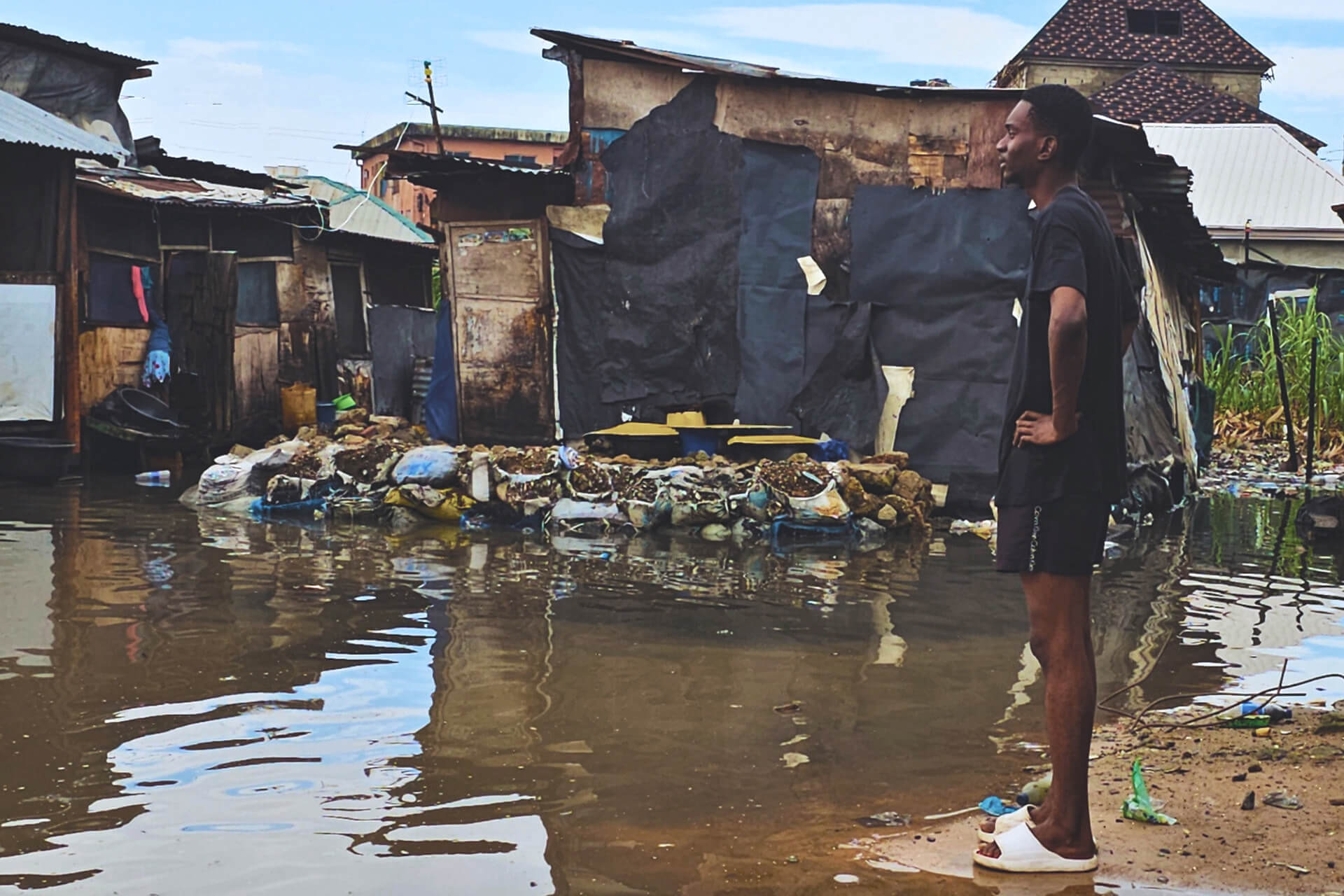 Poor drainage system causes post-rain flooding in Lagos